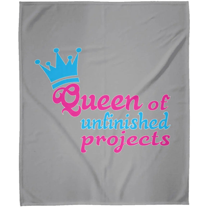 Queen of Unfinished Arctic Fleece Blanket 50x60