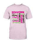 All Over Scrapbook T-Shirt - Two Chicks Designs