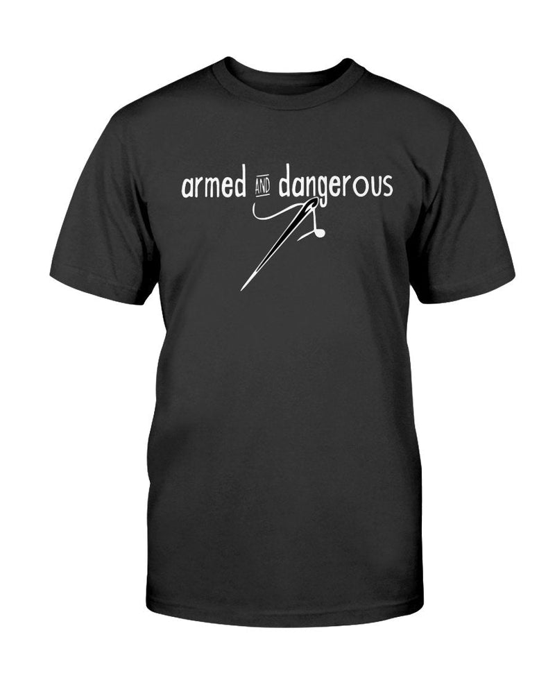Armed and Dangerous Quilting T-Shirt - Two Chicks Designs