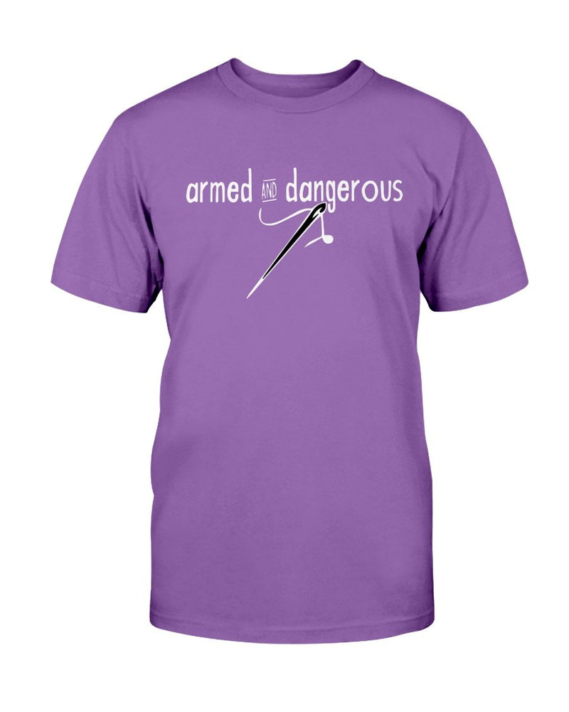 Armed and Dangerous Quilting T-Shirt - Two Chicks Designs