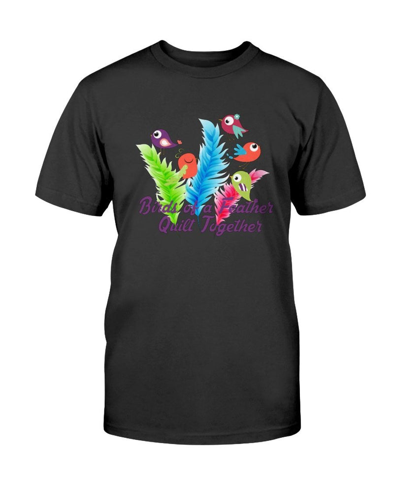 Birds of a Feather Quilting T-Shirt - Two Chicks Designs