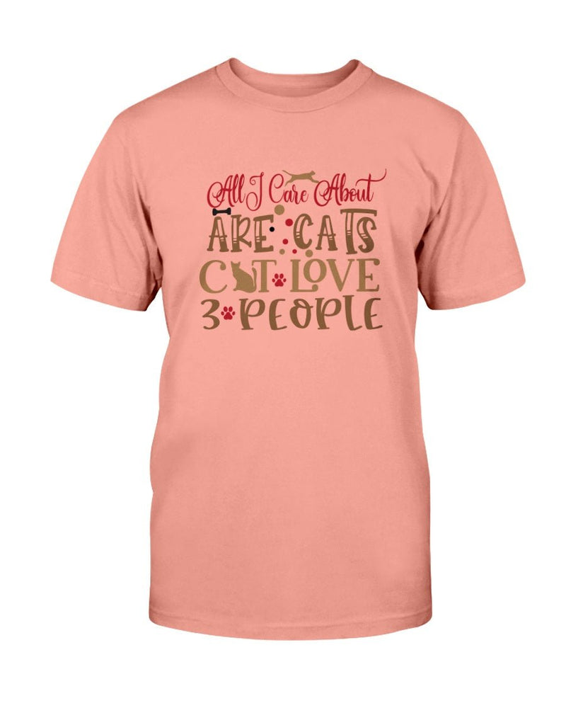 Care about Cats T-Shirt - Two Chicks Designs
