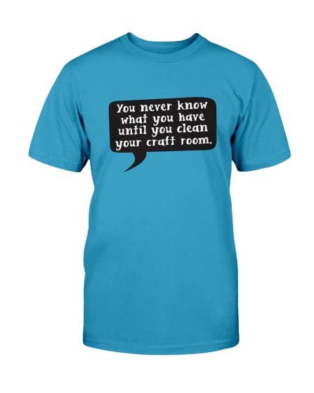 Clean Craft Room Scrapbook T-Shirt - Two Chicks Designs