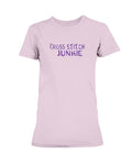 Cross Stitch Junkie T-Shirt - Two Chicks Designs