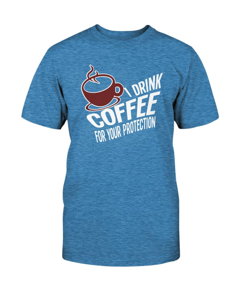 Drink Coffee Protection Tee - Two Chicks Designs