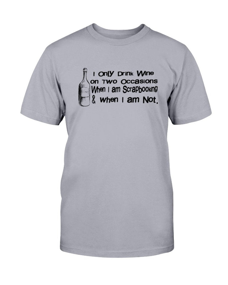 Drink on Two Occasions Scrapbook T-Shirt - Two Chicks Designs