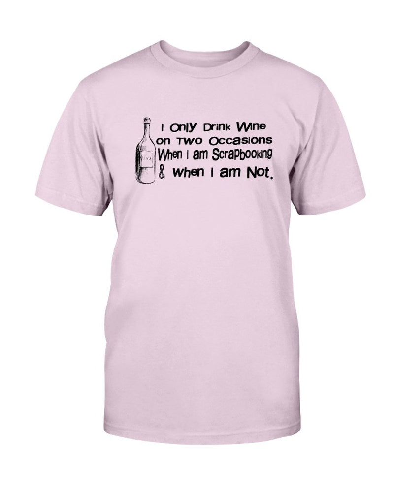 Drink on Two Occasions Scrapbook T-Shirt - Two Chicks Designs