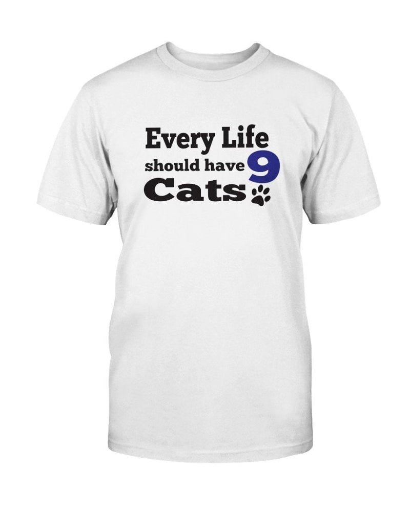 Every Life Cat T-Shirt - Two Chicks Designs