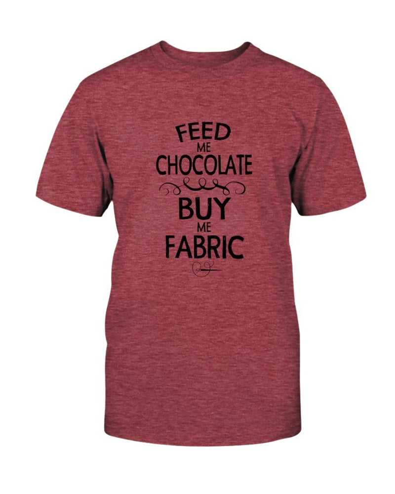 Feed Me Chocolate Quilting T-Shirt - Two Chicks Designs