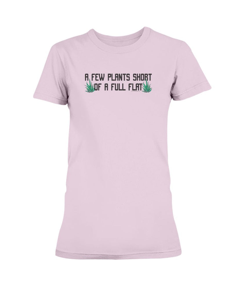 Few Plants Short Full Flat Garden T-Shirt - Two Chicks Designs