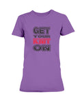 Get Your Knit On T-Shirt - Two Chicks Designs