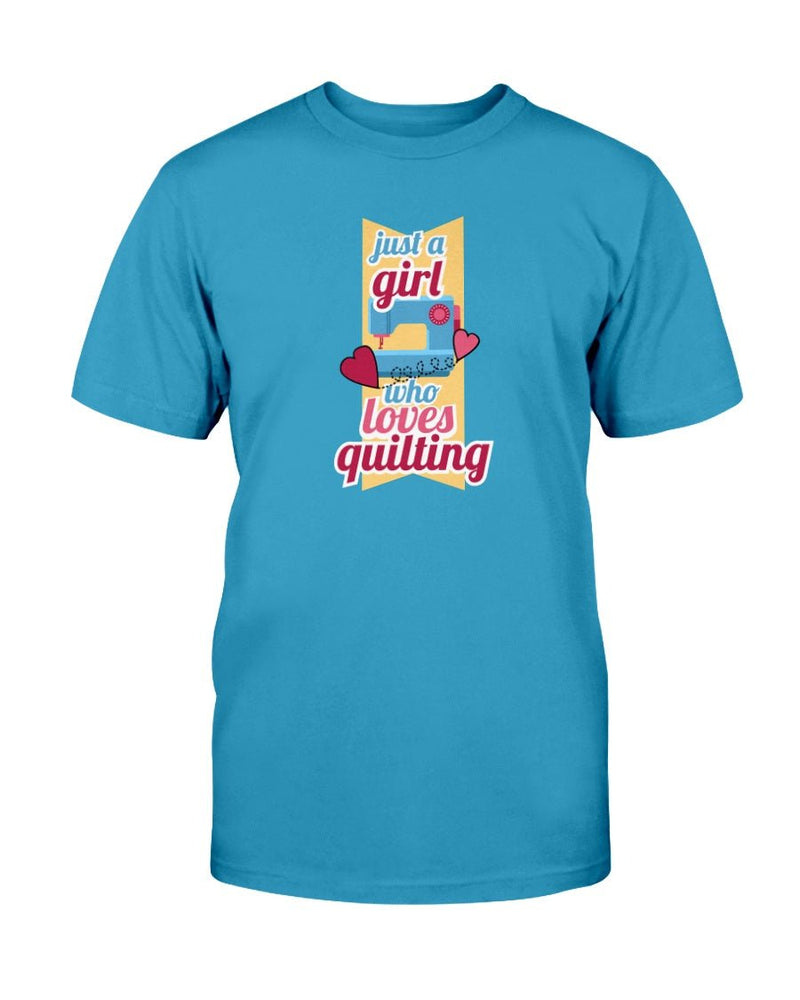 Girl Loves Quilting Tee - Two Chicks Designs