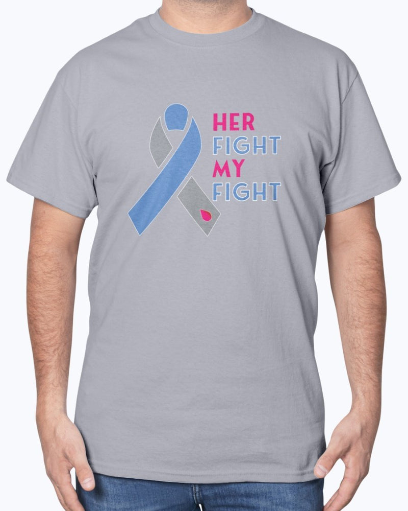 Her Fight Diabetes Awareness T-Shirt - Two Chicks Designs