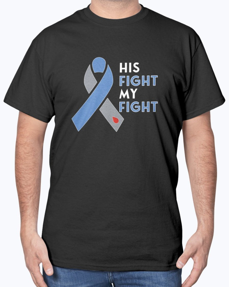 His Fight Diabetes Awareness T-Shirt - Two Chicks Designs