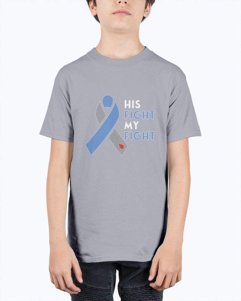 His Fight Diabetes Awareness T-Shirt - Two Chicks Designs