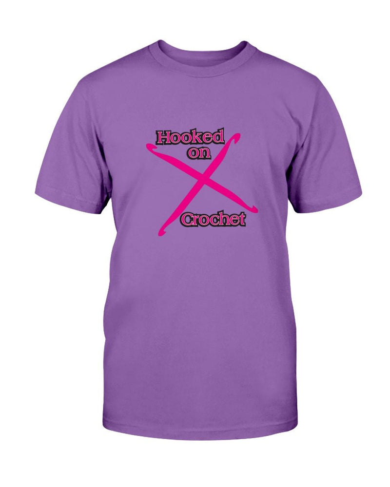 Hooked on Crochet T-Shirt - Two Chicks Designs