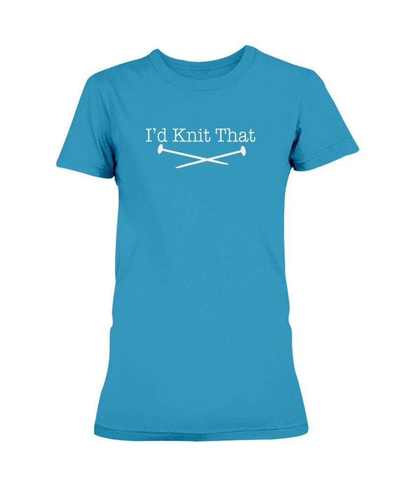 I'd Knit That T-Shirt - Two Chicks Designs