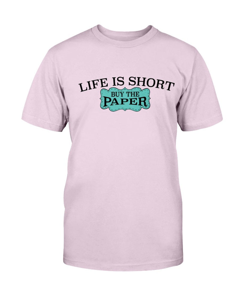 Life is Short Scrapbook T-Shirt - Two Chicks Designs