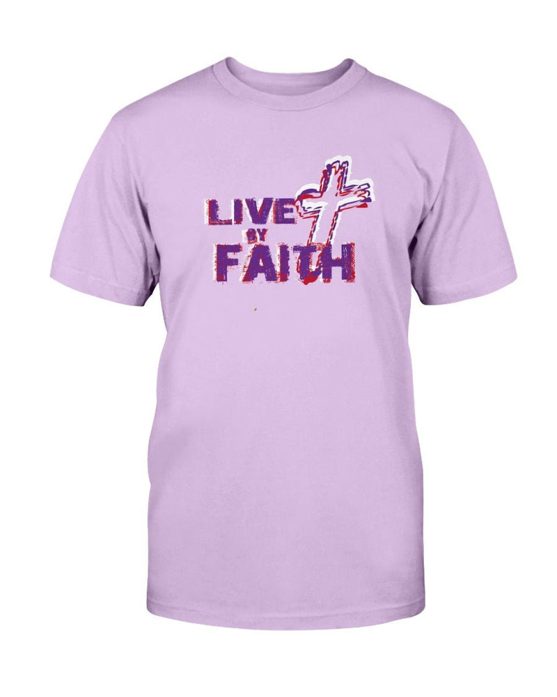 Live By Faith Inspire T-Shirt - Two Chicks Designs