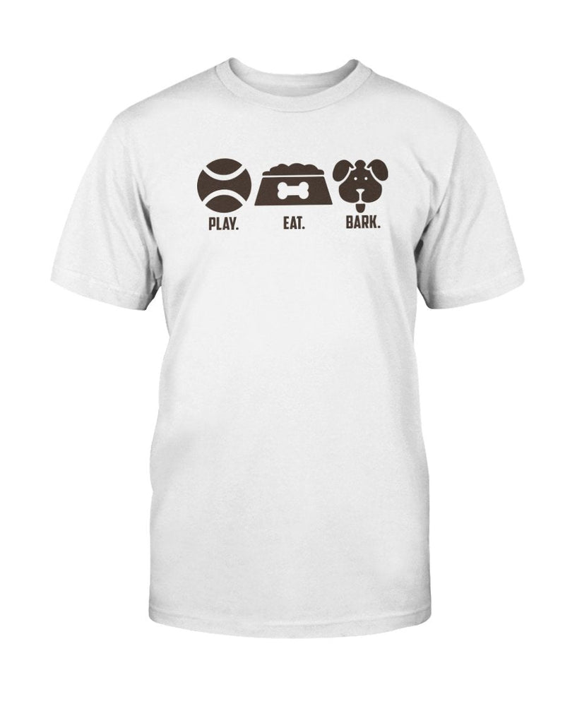 Play Eat Bark T-Shirt - Two Chicks Designs