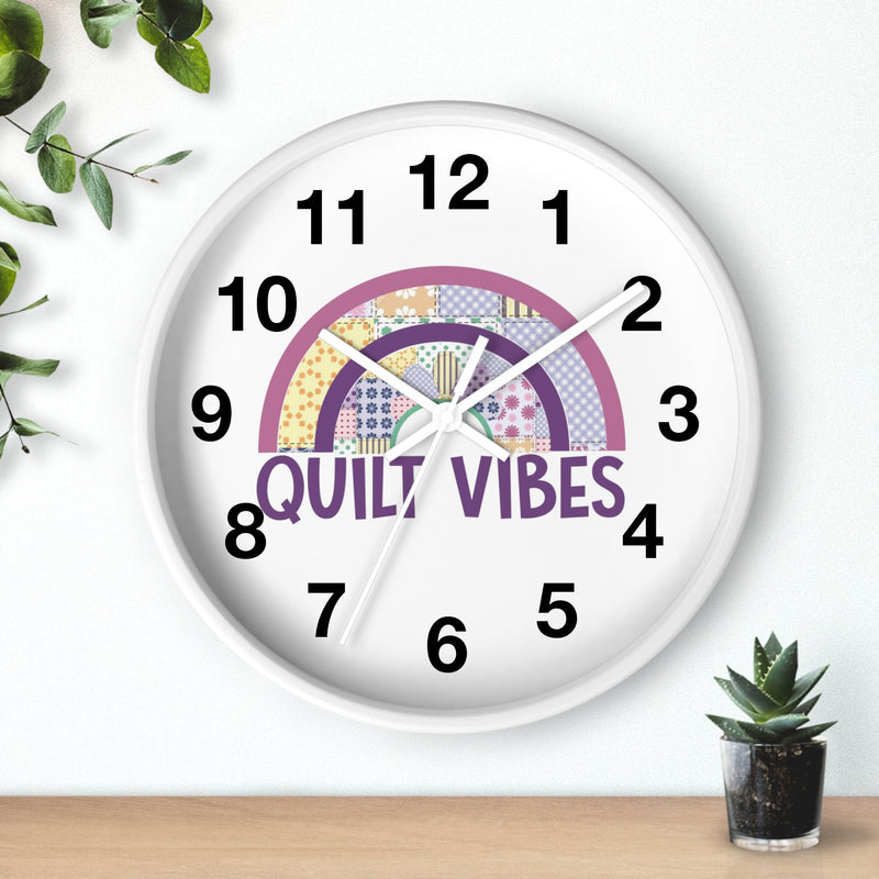 Quilt Vibes Wall clock - Two Chicks Designs