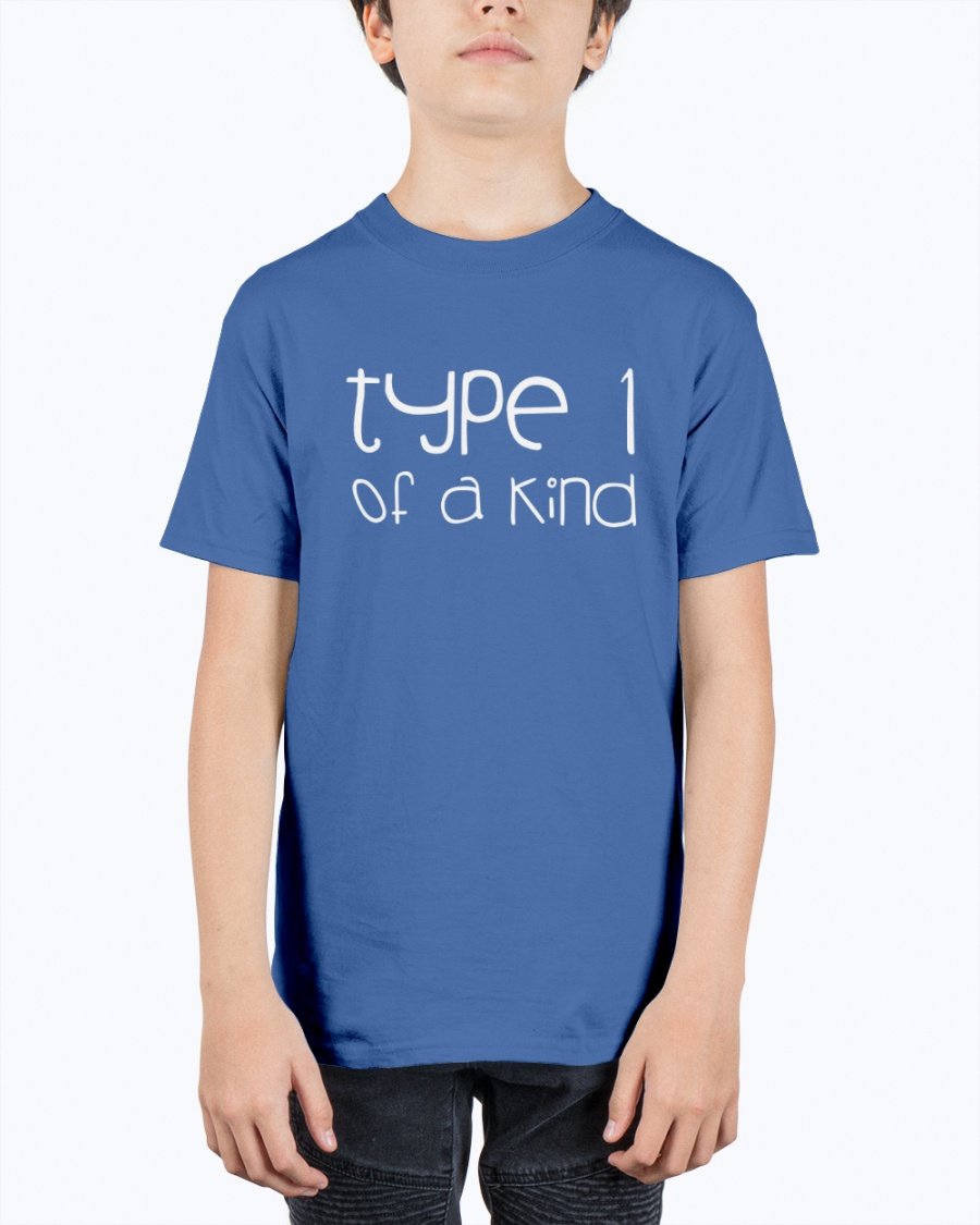 Type 1 of a Kind Diabetes Awareness T-Shirt - Two Chicks Designs