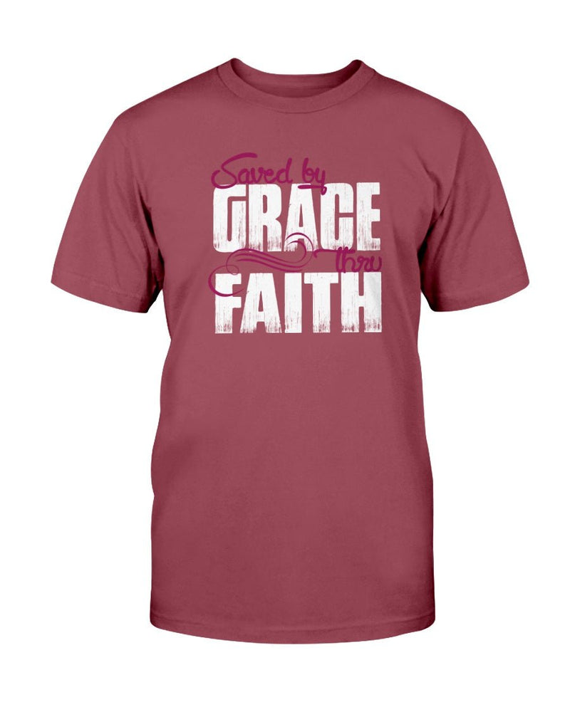 Saved By Grace Inspire T-Shirt - Two Chicks Designs